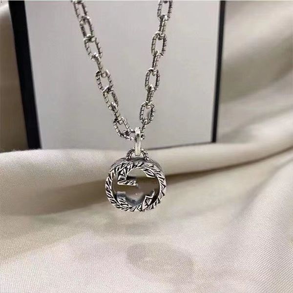 

designer jewelry necklace 925 silver chain mens womens pendant skull tiger with letter designer necklaces fashion gift