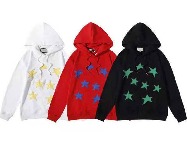 

men's hoodies sweatshirts designer sweaters v-neck hooded jackets leisure long sleeves outdoor warm and fashionable lovers' clothi, Black