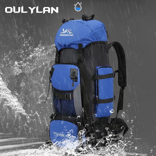 

backpack large capacity backpacks 90l waterproof outdoor hiking backpack women men travel luggage bag 230830