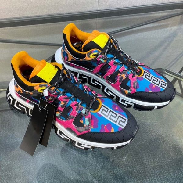 

designer shoes trainers sneaker futuristic shoes italy luxury brand shoes leather sneakers couple shoes rubber sole chunky trainers size 35-, Red;white