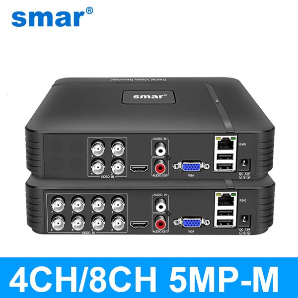 

cctv dvr smar hybrid 4ch 8ch 5m n 5 in 1 ahd cvi tvi cvbs 1080p security nvr for camera ip analog xmeye 230830