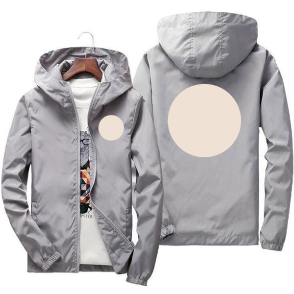 

winter men's sunscreen windbreaker coat pring letter 0utwear coats zipper s-6x;778, Black