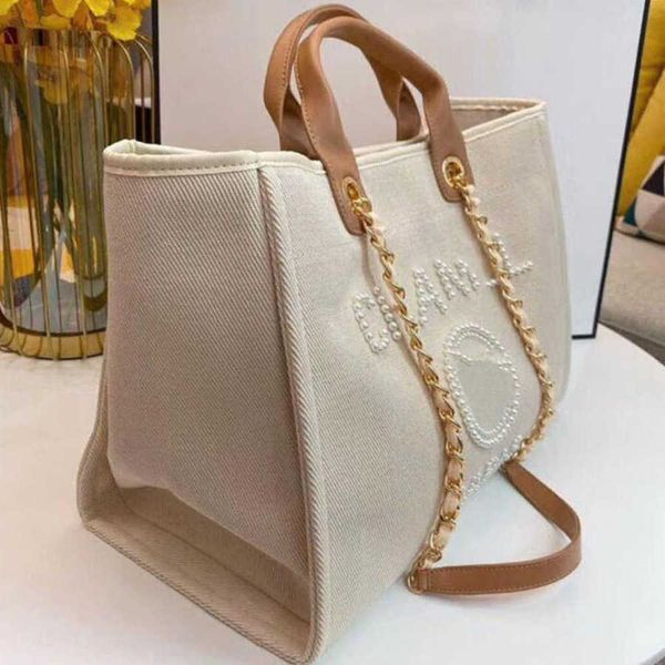 

luxury fashion women's beach bags brand ch canvas handbag designer classics backpacks pearl ladies large evening handbags purse women b