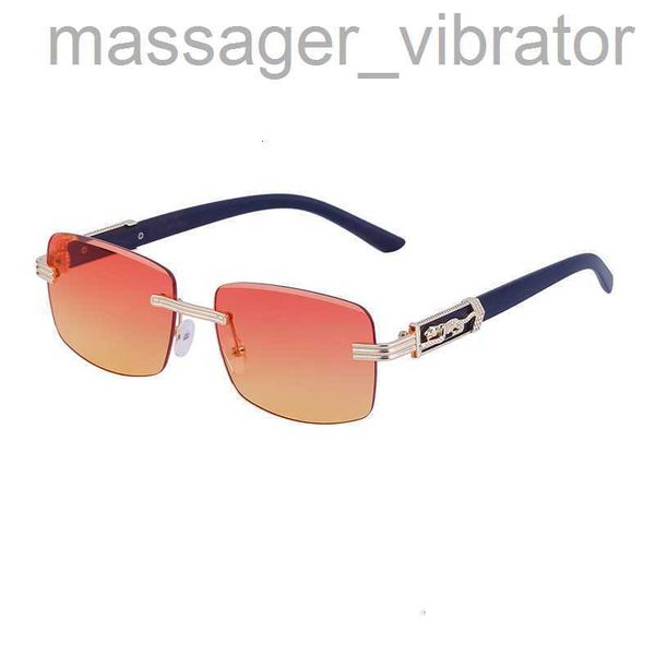 

sunglasses new box men's Frameless sunglasses trend leopard glasses shades 1ZP8 LJ2Z