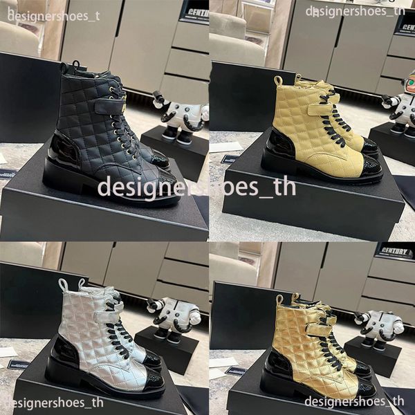 

designers boots women martin ankle boots black calfskin knight boot flat lace-up shoes zipper motorcycle boots 35-41