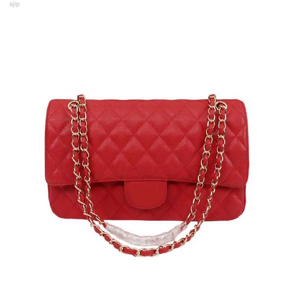 

c* 2023 designer bags crossbody bag classic flap shoulder bag cowhide genuine leather fashion wallet gold chain handbags for women