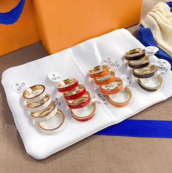 

love ring gold silver rose colors stainless extravagant simple heart steel couple rings fashion women designer jewelry9808858
