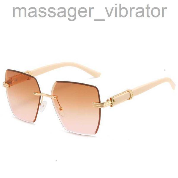 

sunglasses 2023 spring new frameless trend box ins sunglasses women's fashion gradient glasses 9syc 9nlv, White;black