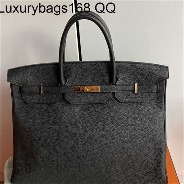 

luxury bags hac birkins 40 50 size handbag handsewn genuine leather 10a quality large capacity customization size bag capcity for trip genui