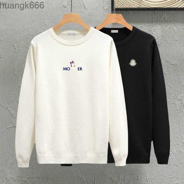 

designers pullover sweater men women fashion man woman keep warm knit autumn winter black grey khaki snitwear long sleeve clothes warm under, White;black