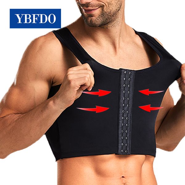 

waist tummy shaper ybfdo men's chest vest sweat chest bandage tight-fitting underwear summer body shaper corset support belt 230829