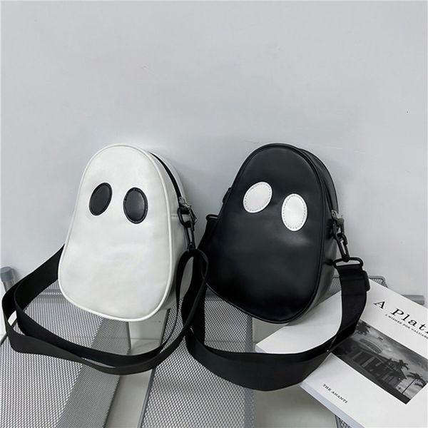 

evening bags halloween cartoon ghost pu crossbody bags for men tote shoulder women girls crossbody bags with long detachable strap 230830