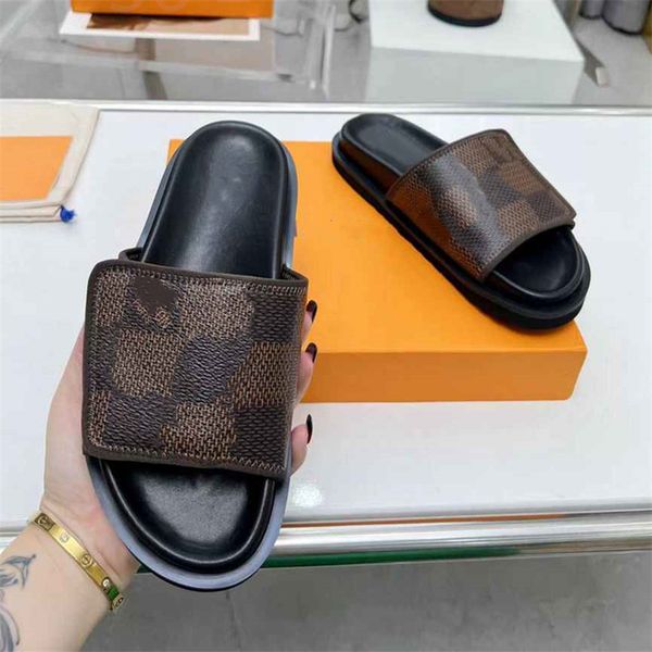 

fashionable beach shoes 2023 luis luxurious design retro decoration men's and women's summer leather canvas rubber flat bottomed c