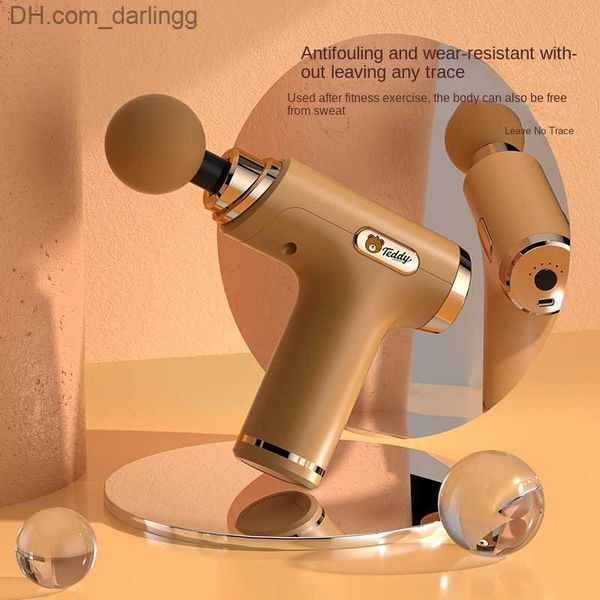 

teddy bear fascia gun with massager bodybuilder uses muscle relaxation q230830