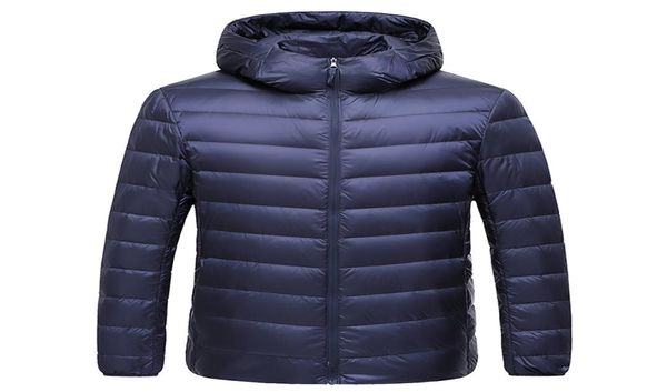 

autumn men039s lightweight down jacket warm trend0123453555098, Black