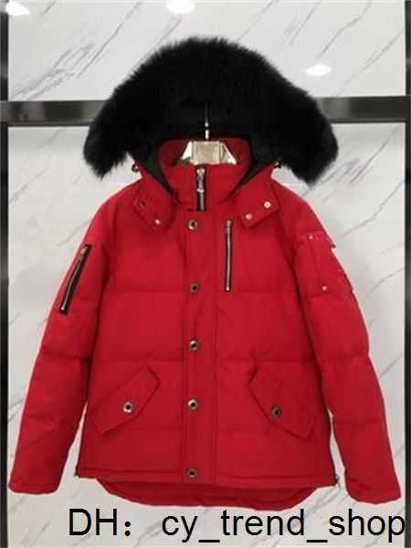 

down 23ss mens jackets mooses knuckles parka winter waterproof cloth men fur jacket 03 and 06 style outwear real warm coat selling 12tt 31, Black