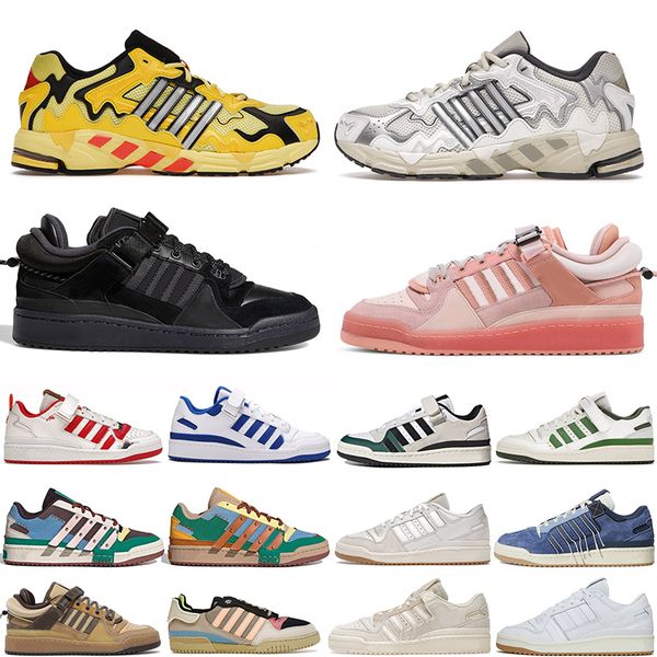 

ourdoor shoes with box mens trainers bad bunny x forum buckle low men women sports sneakers core black white home alone royal blue walking j