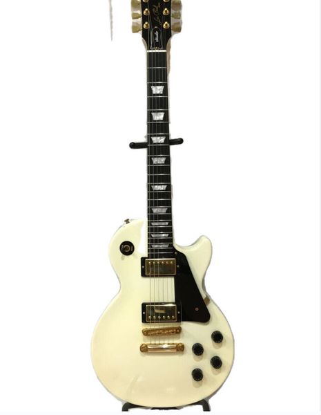 

electric guitar paul type/white/hh/l p studio musical instruments