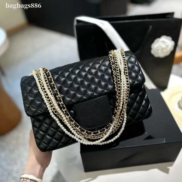 

westminster designer bag pearl chain cf crossbody bag pearl leather wear chain flip cow leather shoulder bag luxury handbag women underarm b