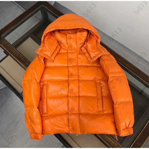 

mens designer jacket zip hoodie down puffer jackets eco-friendly goose downs filling men and women models warm winter jacket coat, Black