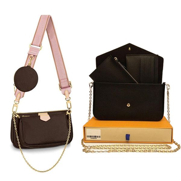 

fashion handbags shoulder luxurys designer bags metal chain gold silver women handbag genuine leather bag flip cover diagonal messenger cros