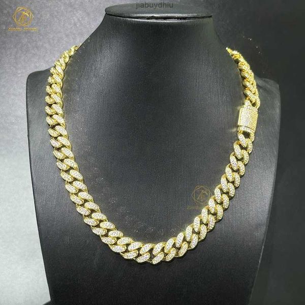 

wholesale chain bracelet jewelry 925 silver moissanite 6mm 8mm 10mm 12mm 14mm 18mm 20mm hip hop miami cuban link