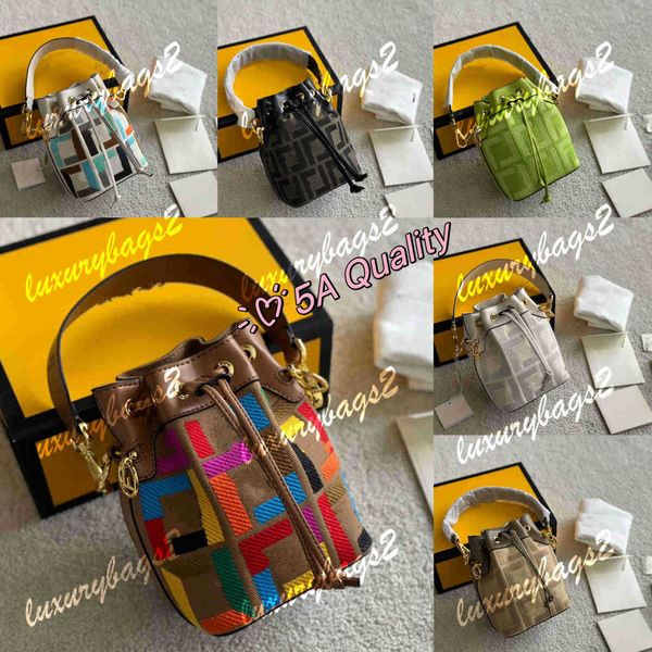 

designer bucket bag bucket purse bags luxurys handbags for women purses crossbody 8 colors mon tresor 18cm multicolour mini tote white leath