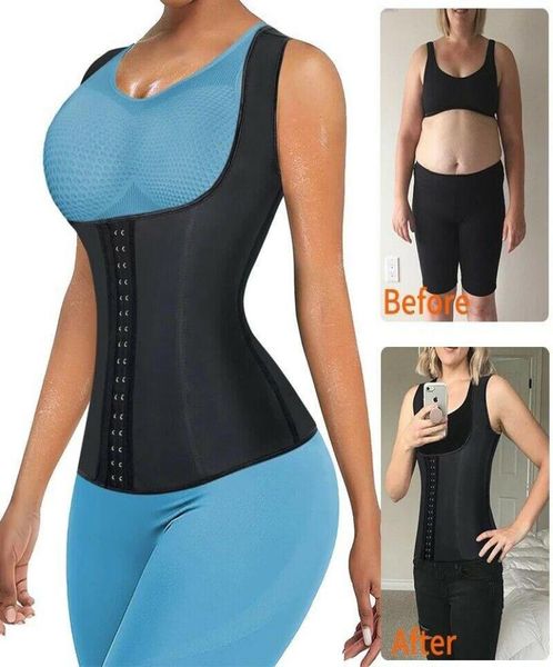 

women039s shapers latex waist trainer women underbust corset cincher vest shaper body shapewear tummy control sport girdle slim9789295, Black;white