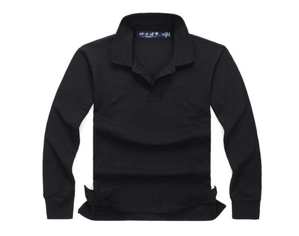 

highquality men039s fashion longsleeved polo shirt casual men039s polo shirt long sleeves size sxxl men039s autumn and1022515, White;black