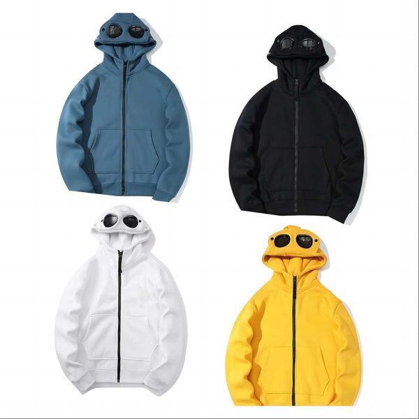 

cp hoodie compagnie cp men hoodie round lens cp sweatshirt pullover pure cotton zipper hooded fleece korean haruku oversize jacket582, Black