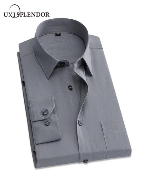 

new arrival 2020 men039s shirts solid slim men dress shirts long sleeve male business working wear casual winter autumn yn101626445543, White;black