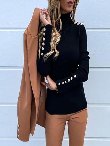 

women039s sweaters lady winter basic sweater women autumn turtleneck knitted pullovers female casual solid long sleeve rivet sl2808482, White;black