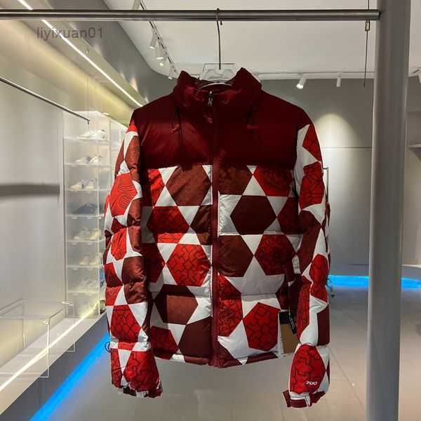 

mens winter jacket women down hooded embroidery north warm parka coat face men puffer jackets letter print outwear multiple colour printing, Black