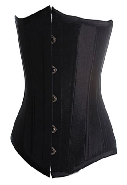 

wholevintage underbust corset bustier with gstring0129852145, Black;white