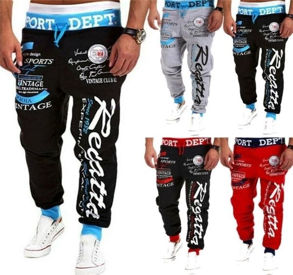 

men039s tracksuits men jogger tracksuit pants sport gym skinny jogging casual baggy trousers sportwear sweatpants hip hop strea8722516, Gray