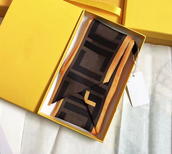 

2023 designer fashion letter headband Handbag scarfs Real Silk material size 8x120cm XXED