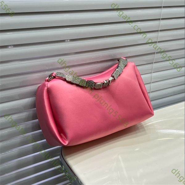 

luxury designer handbags clutch bags for women heiress satin tote bag with rhinestones shoulder strap cross body letters handbags ladies cry