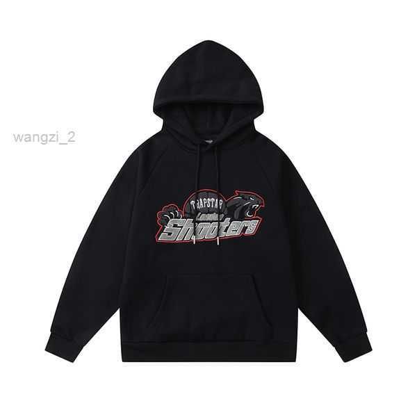 

printed trapstar sportswear new men's hoodies fashion designer hoodie sweatshirt jogging luxurious tracksuit winter sweatshirts size 31, Black