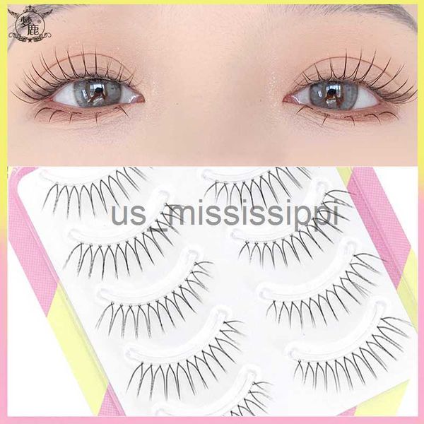 

false eyelashes dream deer 5 pairs false eyelashes a type eyelashes upgraded lash vshaped 014mm transparent stem soft natural eye lashes min