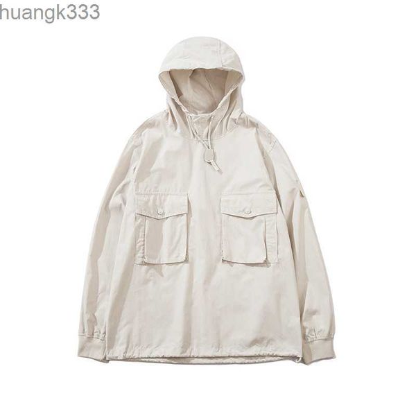 

toney brand jackets ghost collection pocket pullover hoodie jacket stone embroidered shoulder badge island size m-2xl, Black;brown
