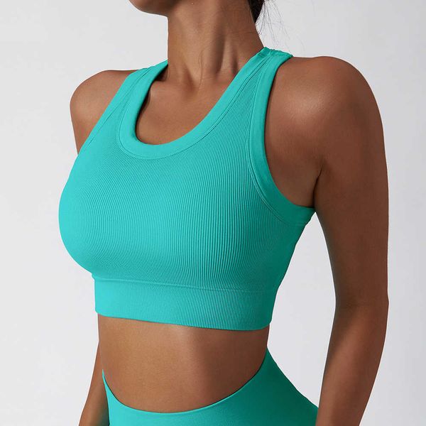 

lllu bra tanks basic women yoga vest underwear running fitness workout gym shockproof push up sports bras crop