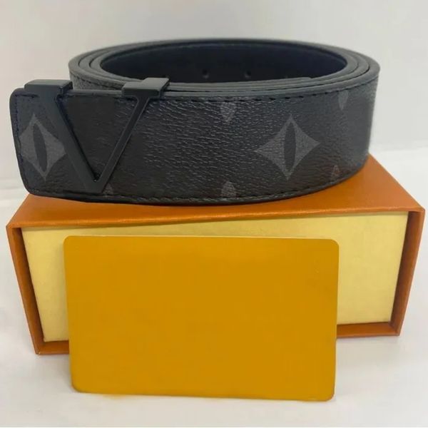 

classic belts mens desinger belt womens accessories luxury letter waistband big gold buckle fashion casual business strap, Black;brown