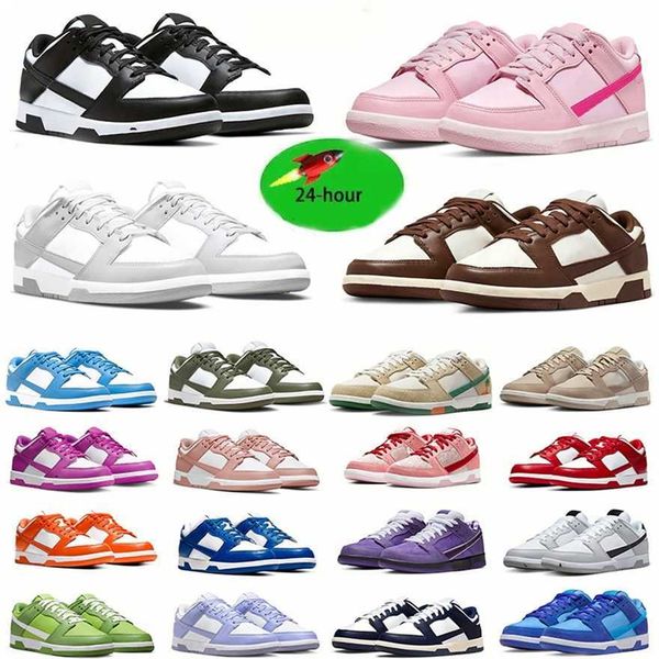 

designer casual shoes men women low panda triple pink grey fog brown university red orange medium olive unc georgetown active fuchsia gai sn