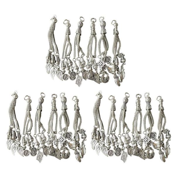 

polish 6 different styles turkish muslim rosary charms diy handmade jewelry accessories material for bracelet pendants making 87hb, Blue