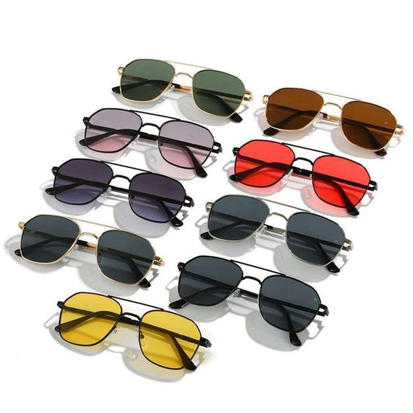 

style sunglasses stylish glasses mens metal wholesale, White;black