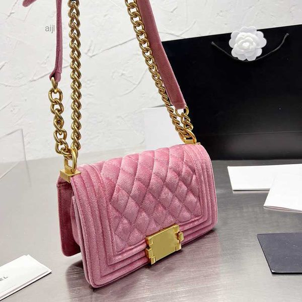 

french women velour classic flip luxury bag fashion matelasse chain adjustable shoulder strap quilted messenger retro mini card holder fanny