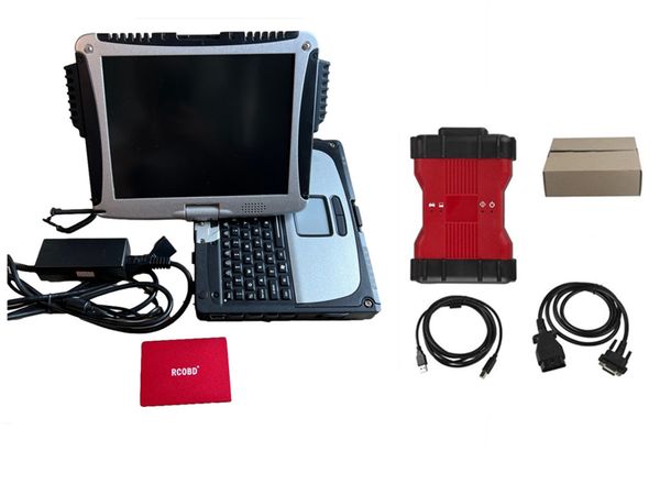 

quality a+ vcm2 2in1 full chip ids v129 for fd/ma vehicles multi languages diagnostic interface with cf19 laptop