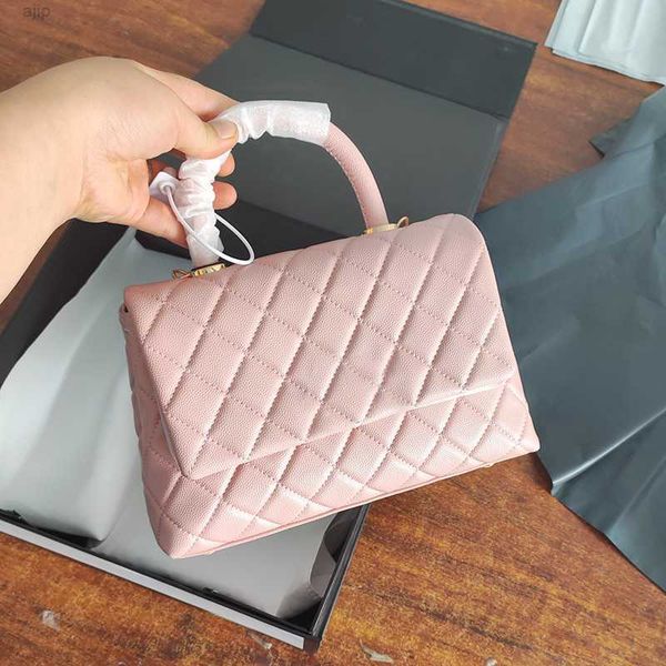 

2022ss classic handle totes mini flap bags quilted gole metal matelasse chain purse vanity cometic case luxury designer outdoor sacoche clut