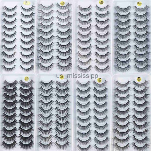 

false eyelashes 510pairs 3d mink lashes natural eyelashes dramatic false eyelashes faux cils makeup wholesale fake eyelash extension maquiag