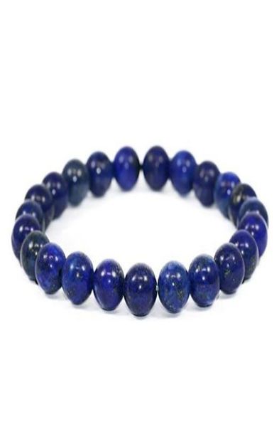 

jln power beads bracelet semi precious gems amazonite hematite lapis stone elastic rope stretch bracelet gift for man woman5875340, Black